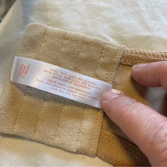 Cacique Nude Seamless Underwire Bra 46DD lightly lined Tshirt everyday smooth - Picture 8 of 8